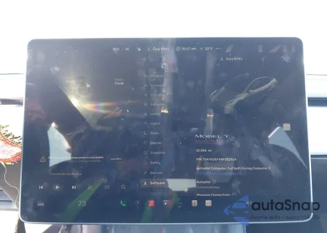 2022 Tesla Model Y Performance Dual Motor All-Wheel Drive из США, поврежденный, VIN 7SAYGDEF4NF552924